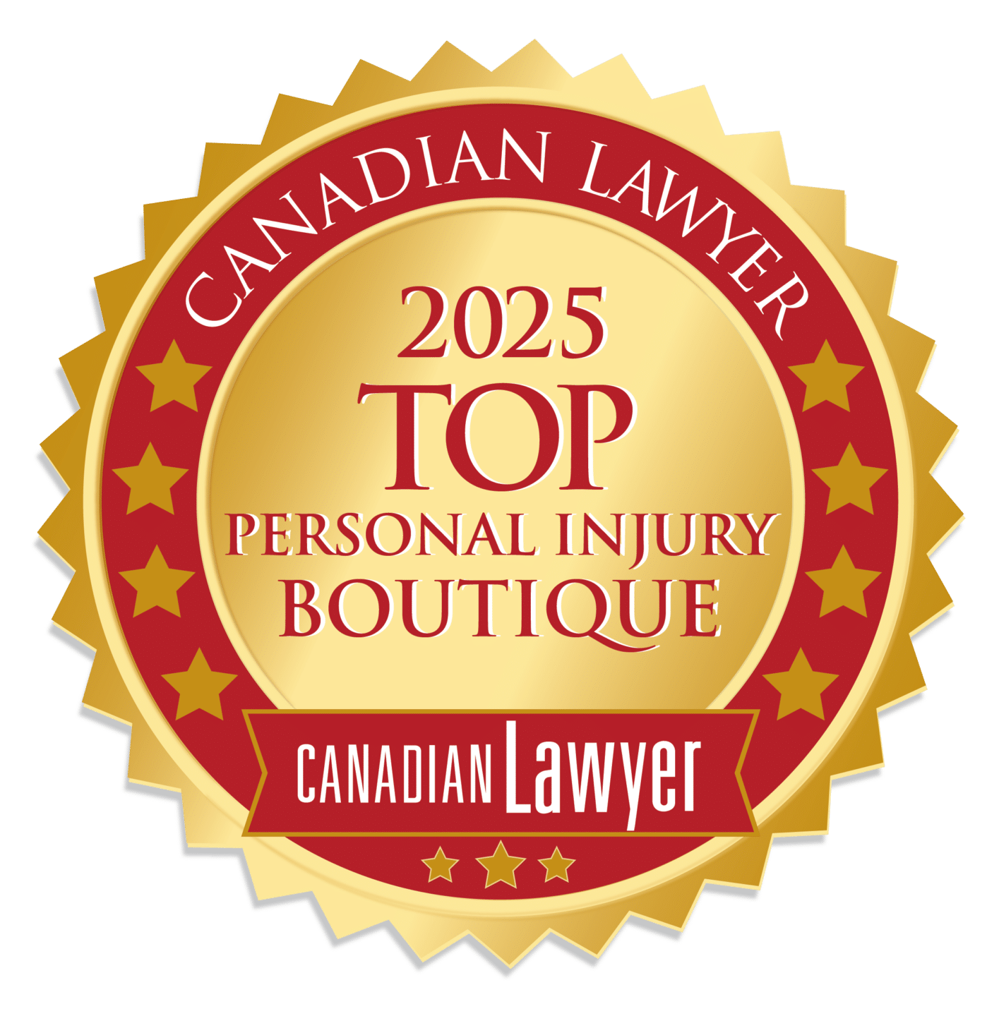 Canadian Lawyer Top Personal Injury Boutique 2025