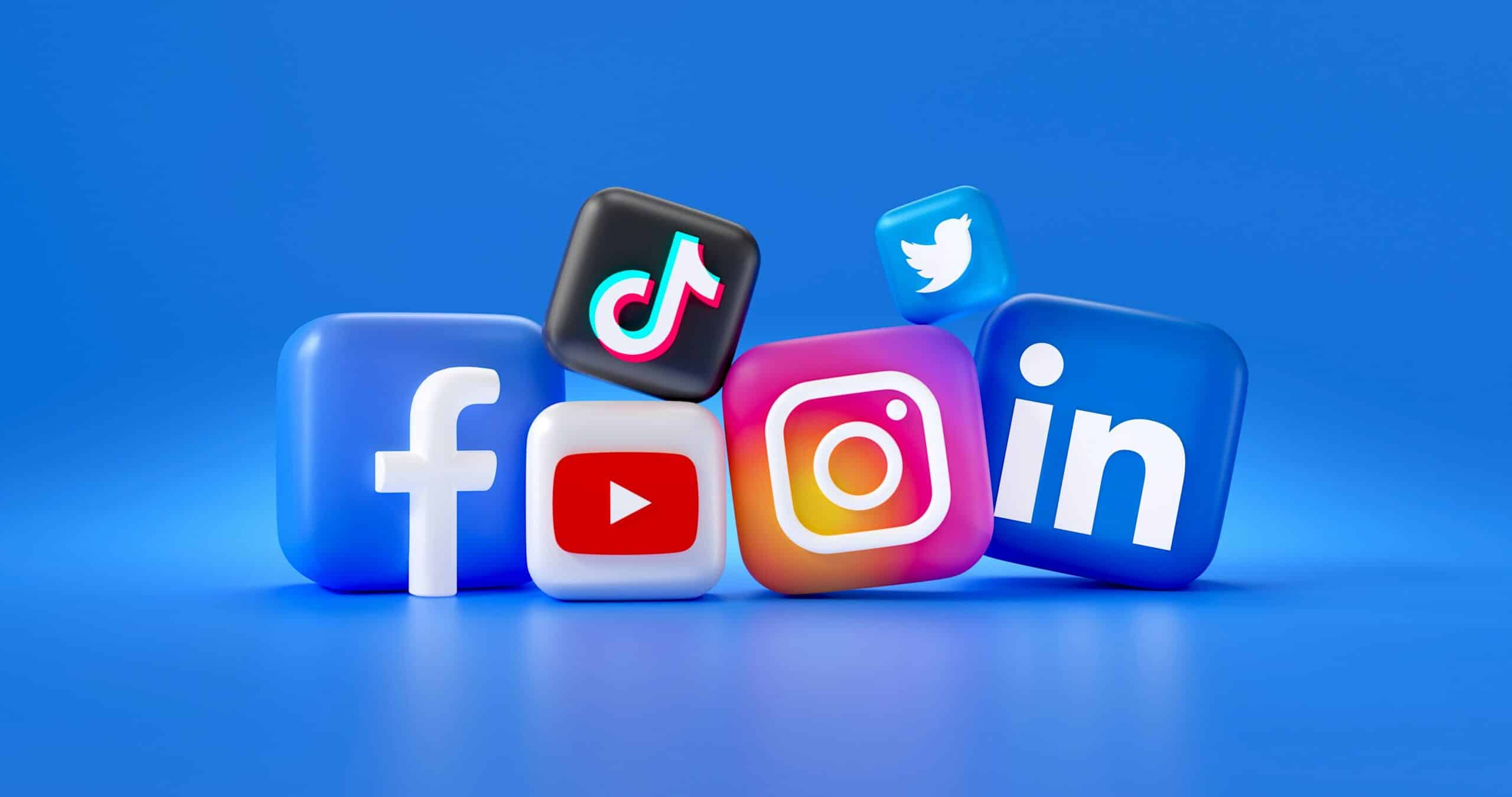 Various social media icons, representing LTD claims and social media.